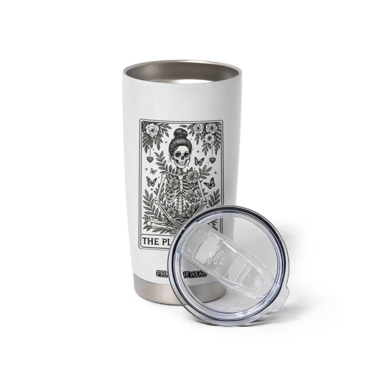 Dark Humor Tarot Card Plant Lover Gift Tumbler Cup TS12 Print Your Wear