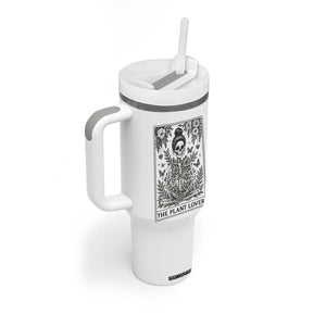 Dark Humor Tarot Card Plant Lover Gift Tumbler With Handle - Print Your Wear