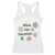 Succulent Lover Gift Racerback Tank Top What The Fucculent - Print Your Wear