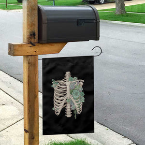 Succulent Body Skeleton Garden Flag Creepy Plant Lover Gift TS12 Print Your Wear