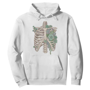 Succulent Body Skeleton Hoodie Creepy Plant Lover Gift TS12 White Print Your Wear