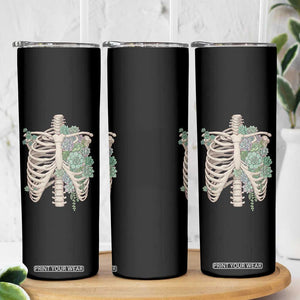 Succulent Body Skeleton Skinny Tumbler Creepy Plant Lover Gift TS12 Print Your Wear