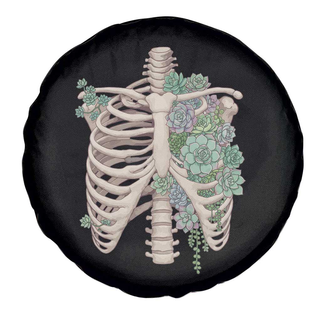 Succulent Body Skeleton Spare Tire Cover Creepy Plant Lover Gift TS12 Print Your Wear