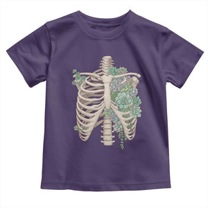 Succulent Body Skeleton Toddler T Shirt Creepy Plant Lover Gift TS12 Purple Print Your Wear