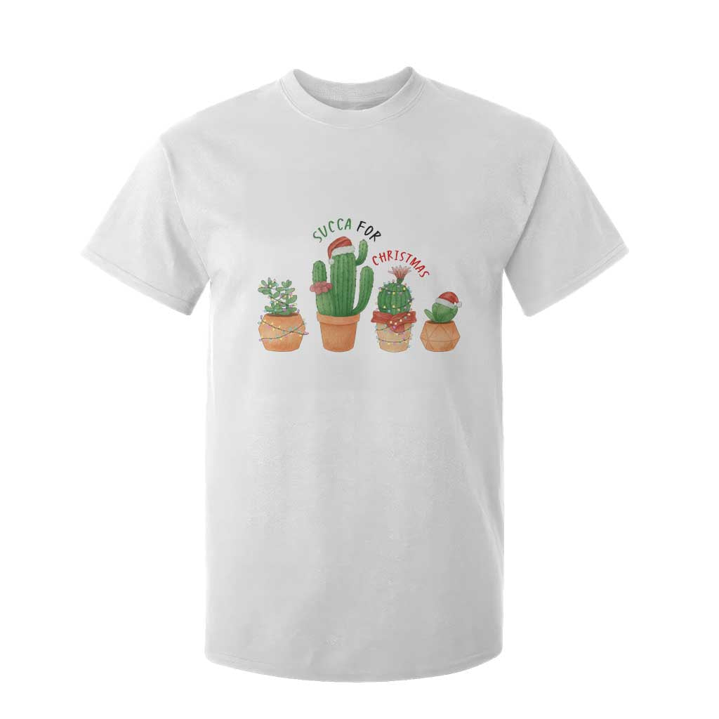 Funny Succulent Plant Lover Gift T Shirt For Kid Succa For Christmas TS12 White Print Your Wear