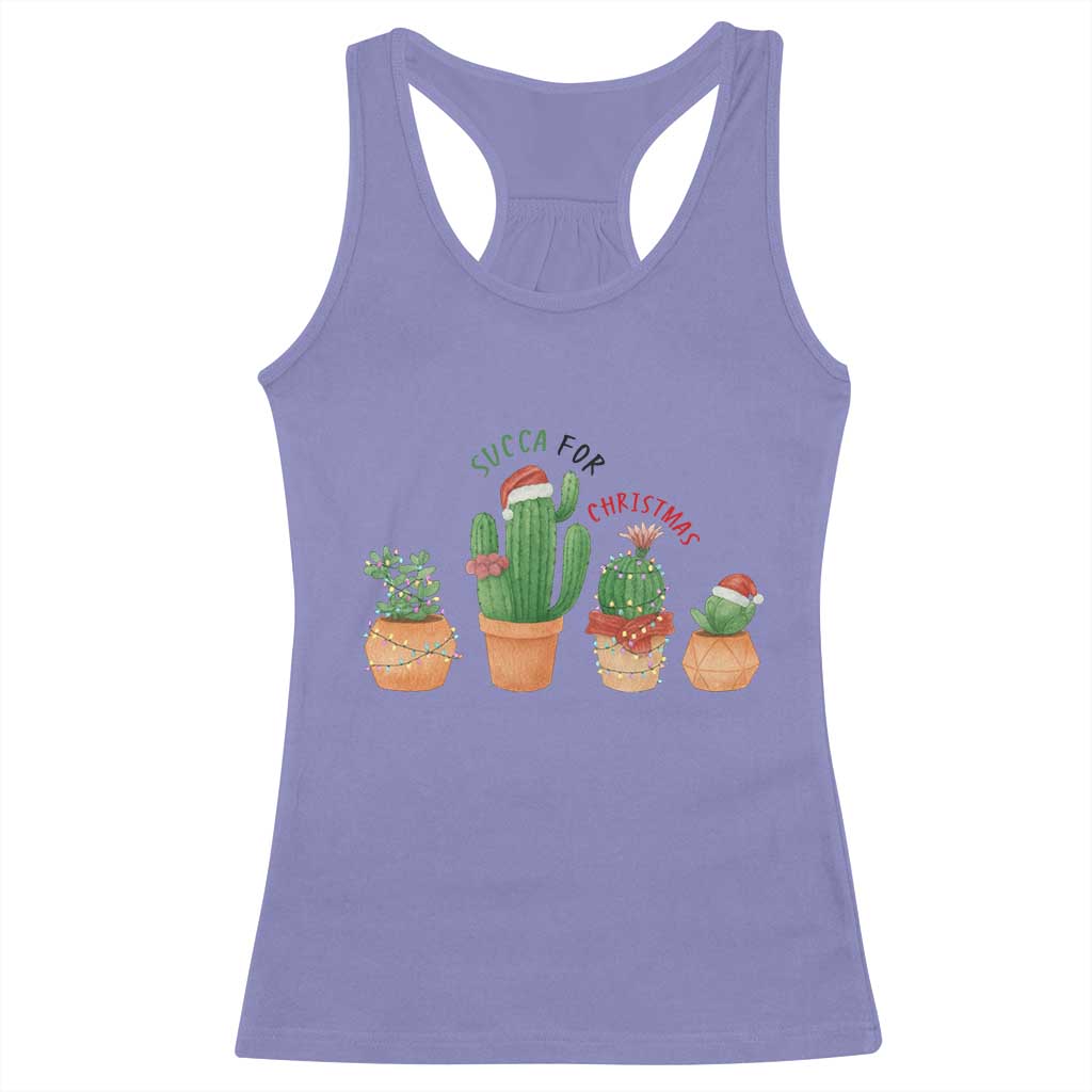 Funny Succulent Plant Lover Gift Racerback Tank Top Succa For Christmas TS12 Violet Print Your Wear
