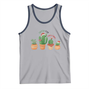 Funny Succulent Plant Lover Gift Tank Top Succa For Christmas TS12 Athletic Heather Navy Print Your Wear