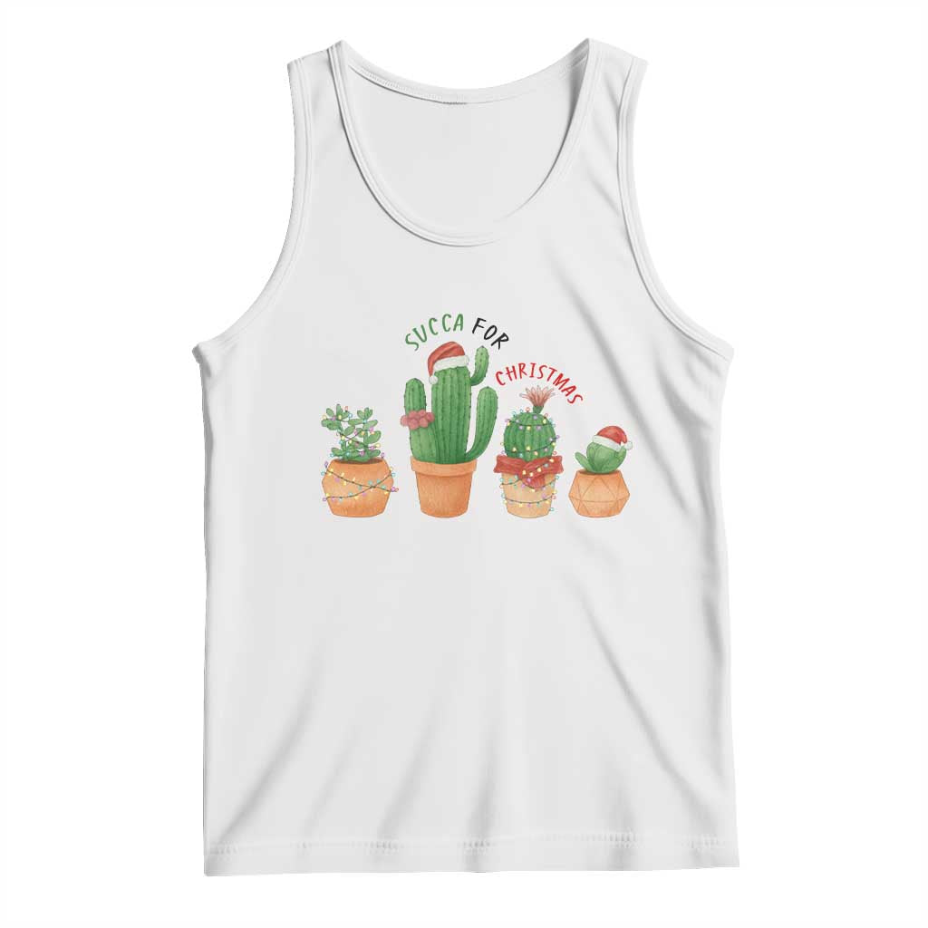 Funny Succulent Plant Lover Gift Tank Top Succa For Christmas TS12 White Print Your Wear
