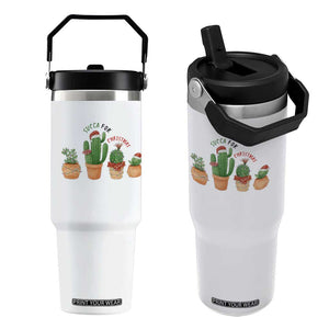 Funny Succulent Plant Lover Gift Flip Straw Tumbler Succa For Christmas TS12 One Size: 30 oz White Print Your Wear