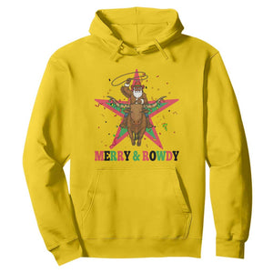 Merry And Rowdy Kwanzaa Santa Cowboy Christmas Gift Hoodie TS12 Daisy Print Your Wear