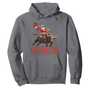 Happy Kwanzaa Hoodie Rodeo Black Santa African American Holiday Gift TS12 Charcoal Print Your Wear