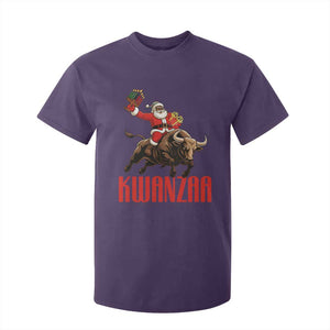 Happy Kwanzaa T Shirt For Kid Rodeo Black Santa African American Holiday Gift TS12 Purple Print Your Wear
