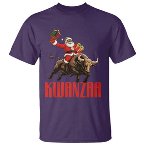 Happy Kwanzaa T Shirt Rodeo Black Santa African American Holiday Gift TS12 Purple Print Your Wear