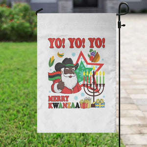 Merry Kwanzaa Black Santa Cowboy Garden Flag African Heritage Celebration Gift TS12 Print Your Wear
