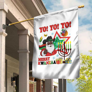 Merry Kwanzaa Black Santa Cowboy Garden Flag African Heritage Celebration Gift TS12 Print Your Wear
