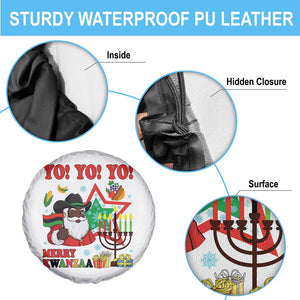 Merry Kwanzaa Black Santa Cowboy Spare Tire Cover African Heritage Celebration Gift TS12 Print Your Wear