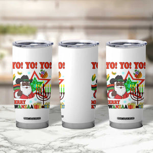 Merry Kwanzaa Black Santa Cowboy Tumbler Cup African Heritage Celebration Gift TS12 Print Your Wear
