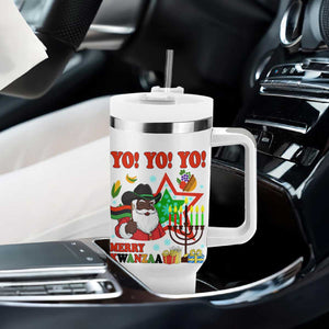 Merry Kwanzaa Black Santa Cowboy Tumbler With Handle African Heritage Celebration Gift TS12 Print Your Wear