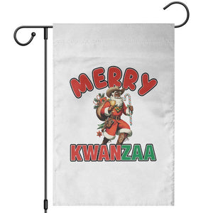 Merry Kwanzaa Cowboy Black Santa Garden Flag African American Christmas Gift TS12 White Print Your Wear