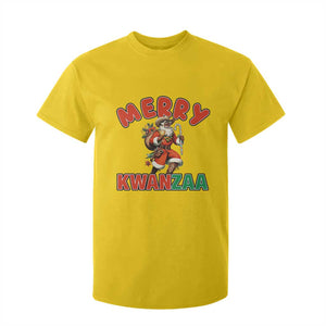 Merry Kwanzaa Cowboy Black Santa T Shirt For Kid African American Christmas Gift TS12 Daisy Print Your Wear