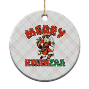 Merry Kwanzaa Cowboy Black Santa Ceramic Ornament African American Christmas Gift TS12 1pc Christmas Plaid Print Your Wear