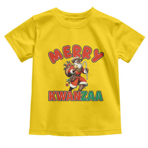 Merry Kwanzaa Cowboy Black Santa Toddler T Shirt African American Christmas Gift TS12 Daisy Print Your Wear