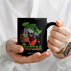 King Lion Of Africa Kwanzaa Map Coffee Mug Heritage Pride Gift TS12 Print Your Wear