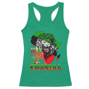 King Lion Of Africa Kwanzaa Map Racerback Tank Top Heritage Pride Gift TS12 Irish Green Print Your Wear