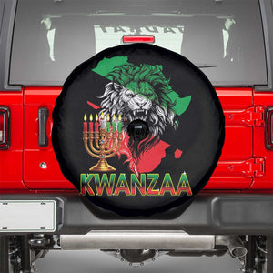King Lion Of Africa Kwanzaa Map Spare Tire Cover Heritage Pride Gift TS12 Black Print Your Wear