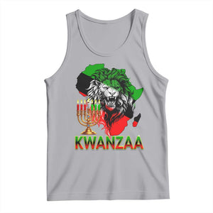 King Lion Of Africa Kwanzaa Map Tank Top Heritage Pride Gift TS12 Athletic Heather Print Your Wear