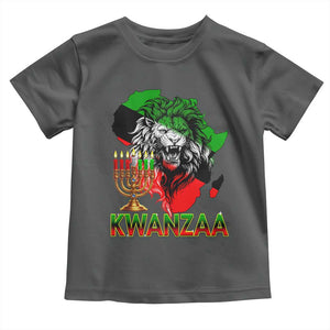 King Lion Of Africa Kwanzaa Map Toddler T Shirt Heritage Pride Gift TS12 Dark Heather Print Your Wear