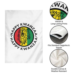 Happy Kwanzaa King Lion Of Africa Heritage Gift Garden Flag TS12 Print Your Wear