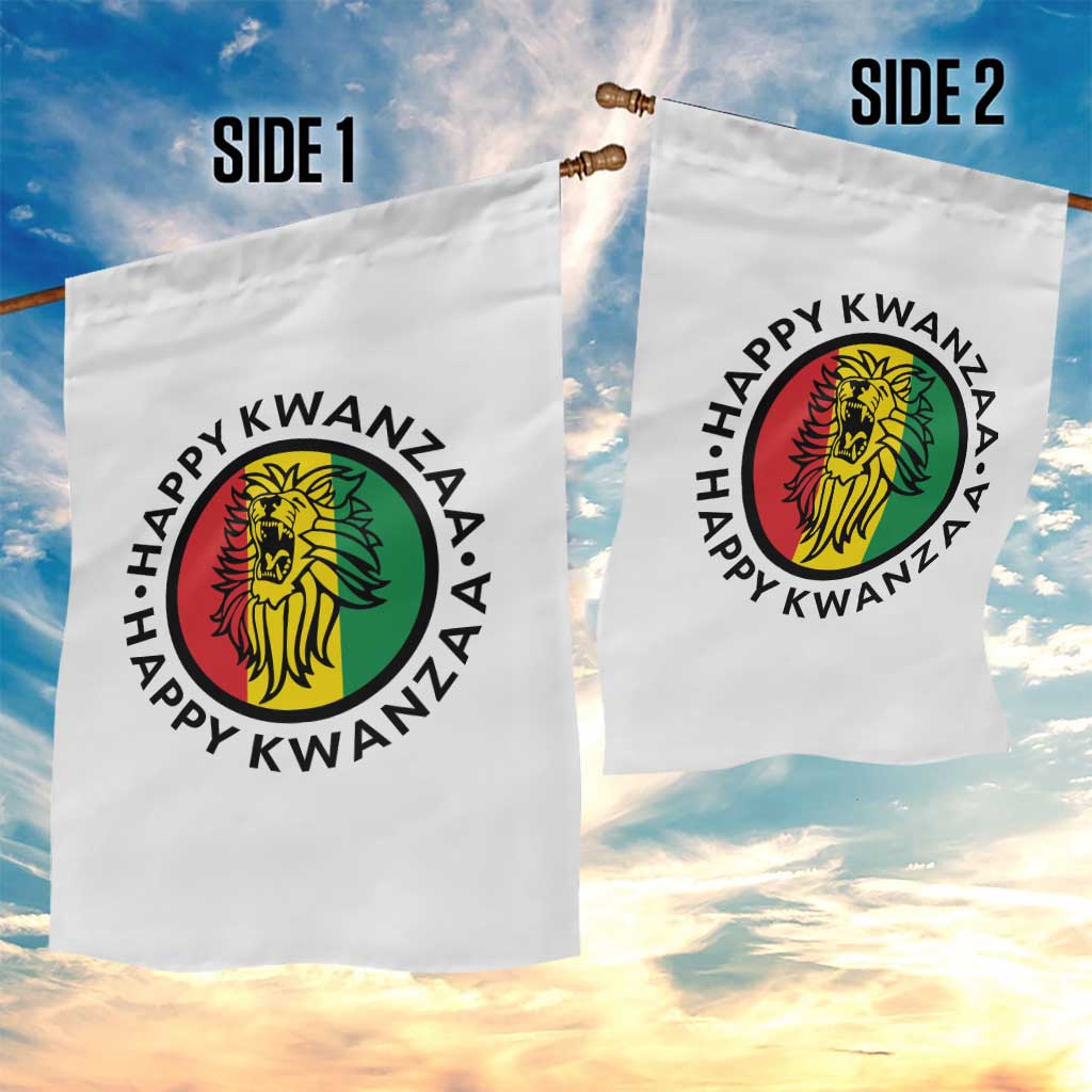 Happy Kwanzaa King Lion Of Africa Heritage Gift Garden Flag TS12 Print Your Wear