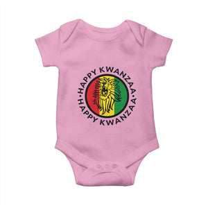 Happy Kwanzaa King Lion Of Africa Heritage Gift Baby Onesie TS12 Light Pink Print Your Wear