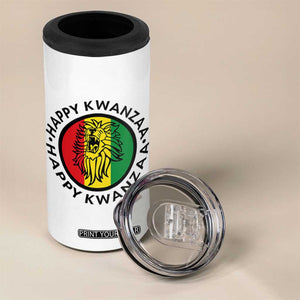 Happy Kwanzaa King Lion Of Africa Heritage Gift 4 in 1 Can Cooler Tumbler TS12 Print Your Wear