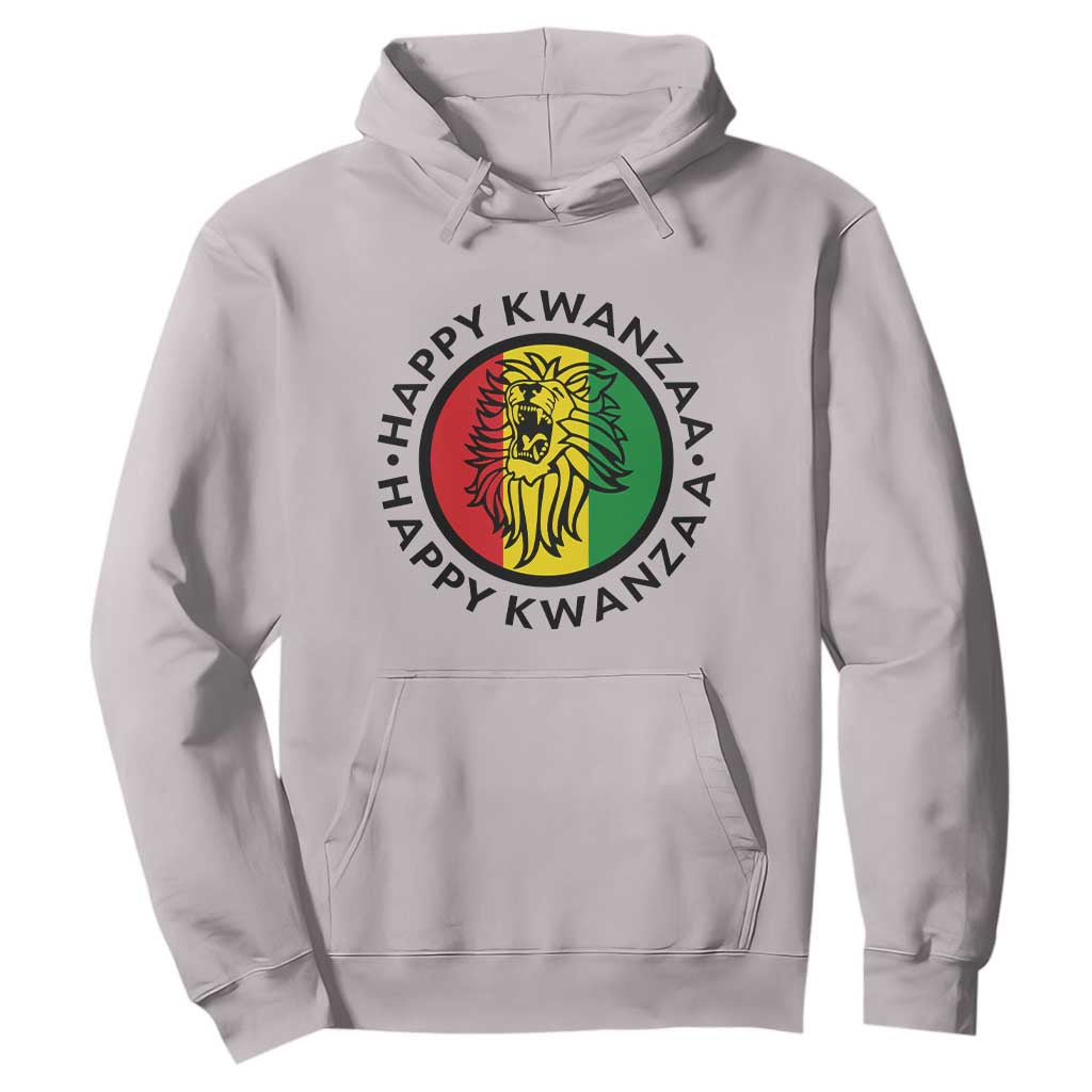 Happy Kwanzaa King Lion Of Africa Heritage Gift Hoodie TS12 Ice Gray Print Your Wear