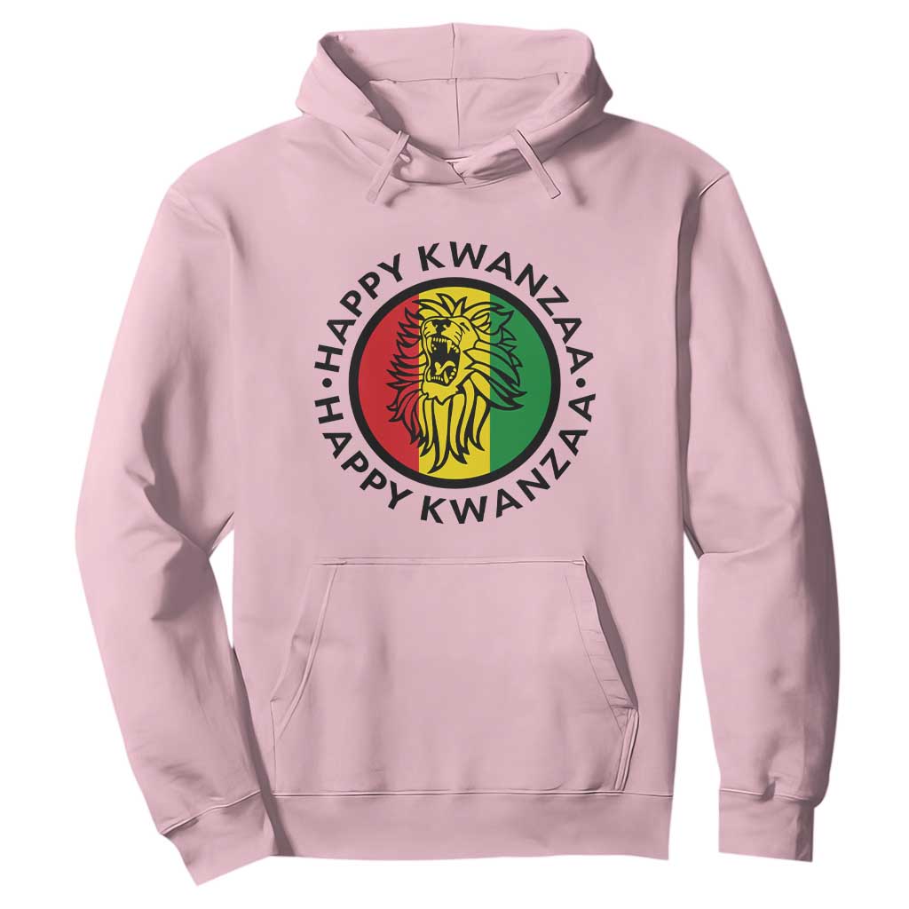 Happy Kwanzaa King Lion Of Africa Heritage Gift Hoodie TS12 Light Pink Print Your Wear