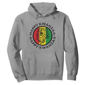Happy Kwanzaa King Lion Of Africa Heritage Gift Hoodie TS12 Sport Gray Print Your Wear