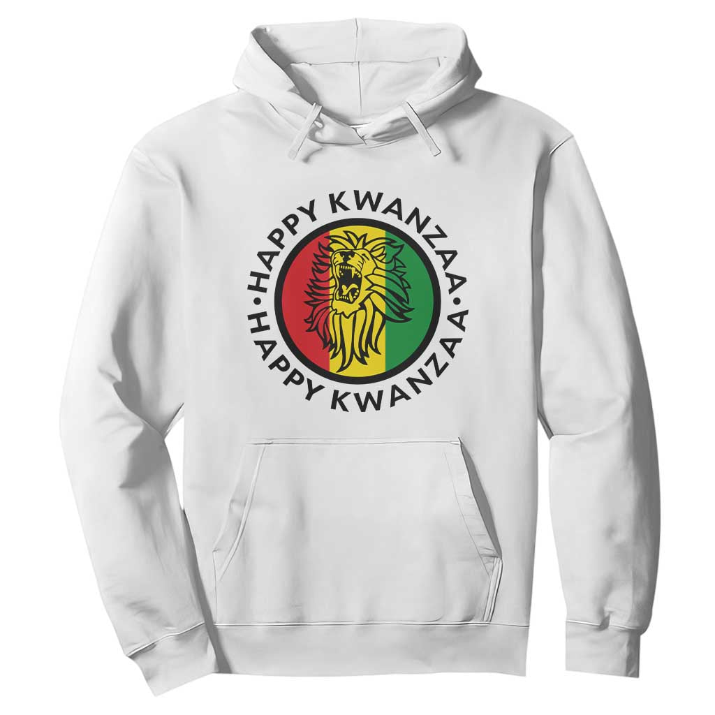 Happy Kwanzaa King Lion Of Africa Heritage Gift Hoodie TS12 White Print Your Wear