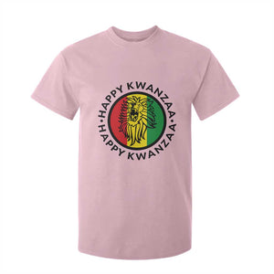 Happy Kwanzaa King Lion Of Africa Heritage Gift T Shirt For Kid TS12 Light Pink Print Your Wear