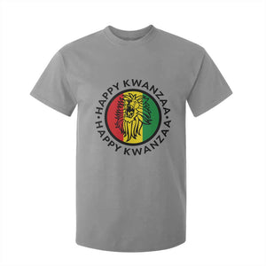 Happy Kwanzaa King Lion Of Africa Heritage Gift T Shirt For Kid TS12 Sport Gray Print Your Wear