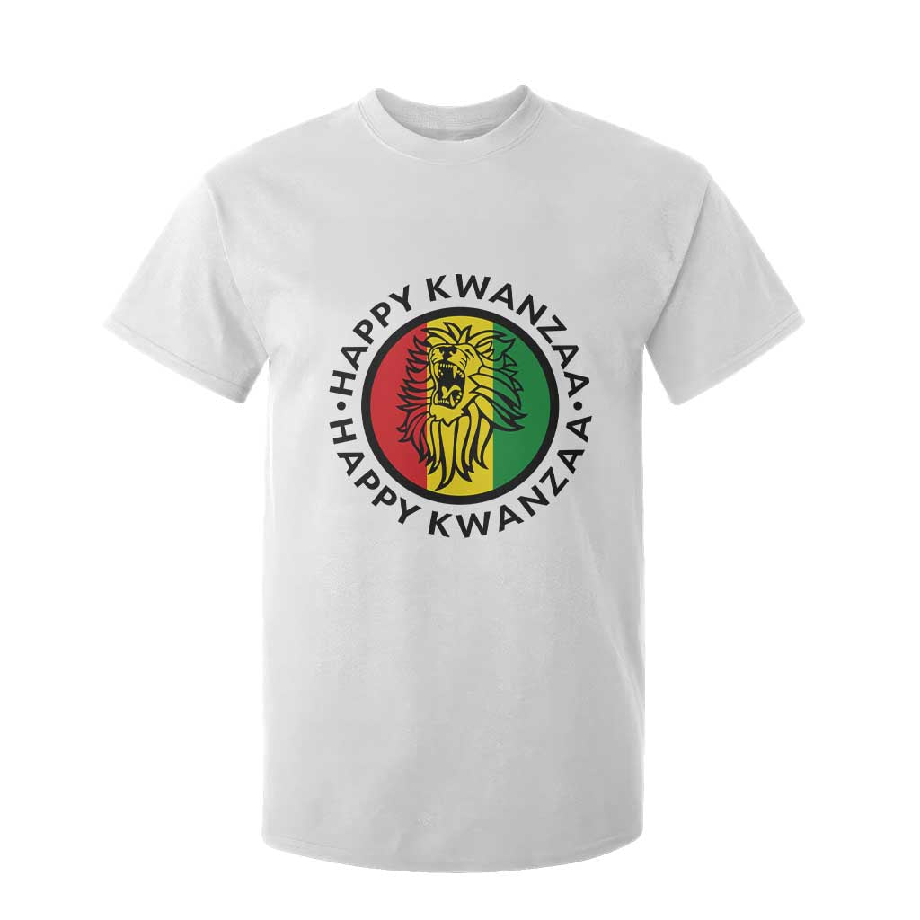 Happy Kwanzaa King Lion Of Africa Heritage Gift T Shirt For Kid TS12 White Print Your Wear