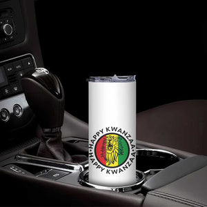 Happy Kwanzaa King Lion Of Africa Heritage Gift Skinny Tumbler TS12 Print Your Wear