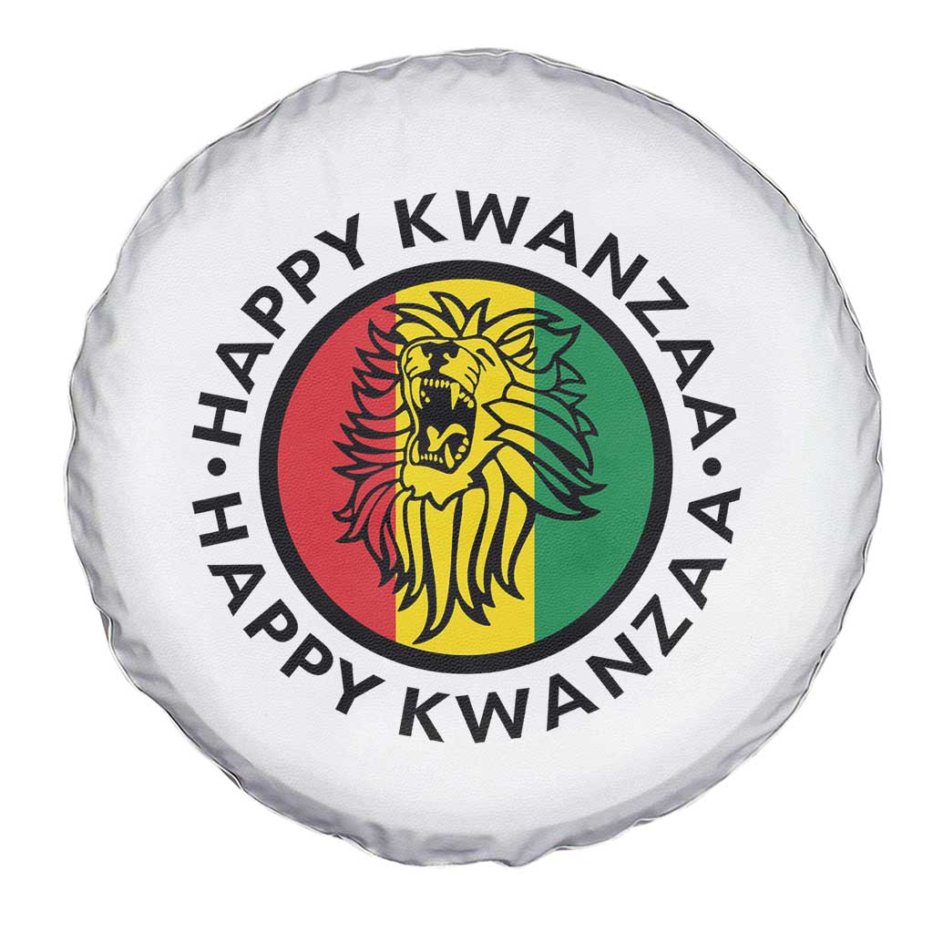 Happy Kwanzaa King Lion Of Africa Heritage Gift Spare Tire Cover TS12 Print Your Wear