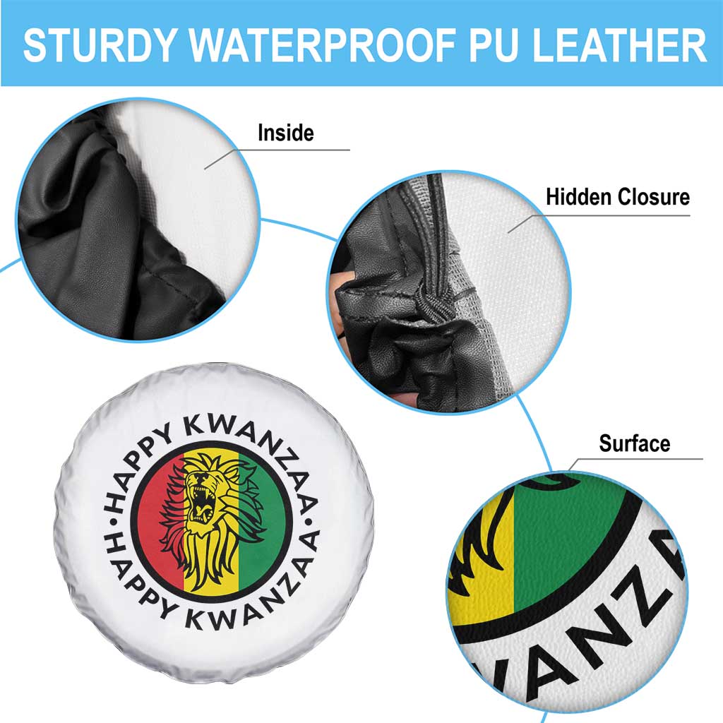 Happy Kwanzaa King Lion Of Africa Heritage Gift Spare Tire Cover TS12 Print Your Wear