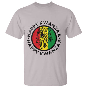 Happy Kwanzaa King Lion Of Africa Heritage Gift T Shirt TS12 Ice Gray Print Your Wear
