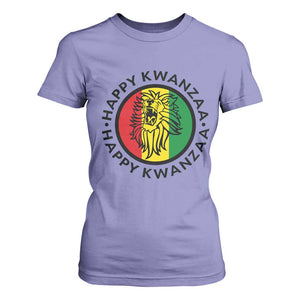 Happy Kwanzaa King Lion Of Africa Heritage Gift T Shirt For Women TS12 Violet Print Your Wear