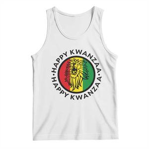 Happy Kwanzaa King Lion Of Africa Heritage Gift Tank Top TS12 White Print Your Wear