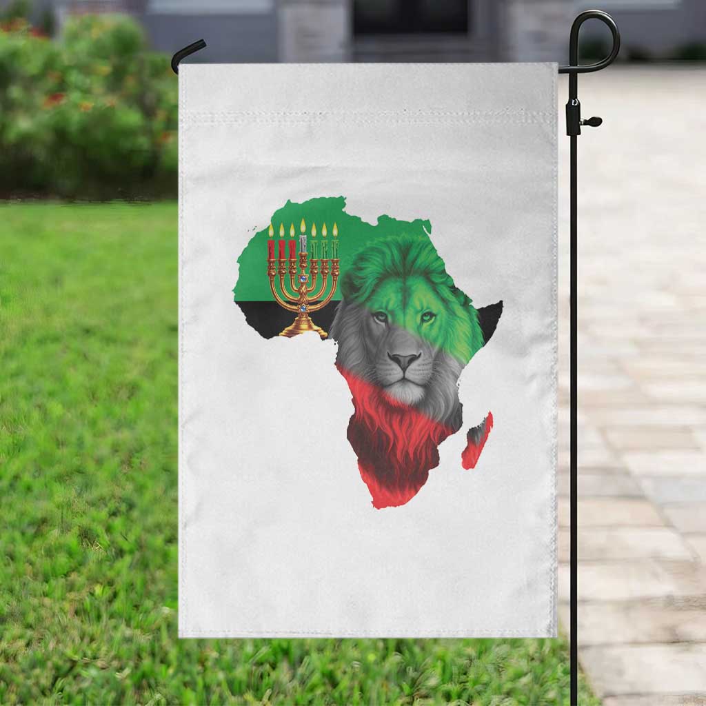 Happy Kwanzaa Lion Garden Flag African Heritage Pride Gift For Men TS12 Print Your Wear