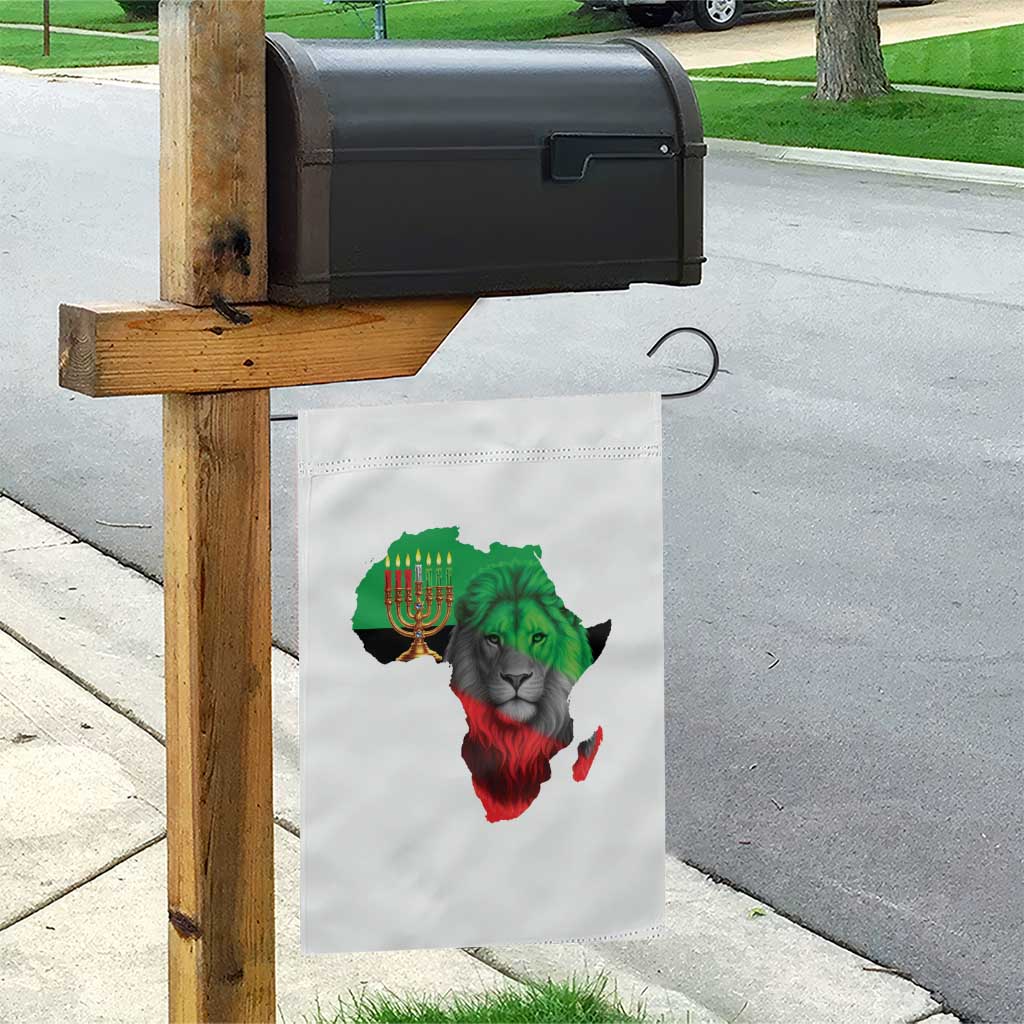 Happy Kwanzaa Lion Garden Flag African Heritage Pride Gift For Men TS12 Print Your Wear